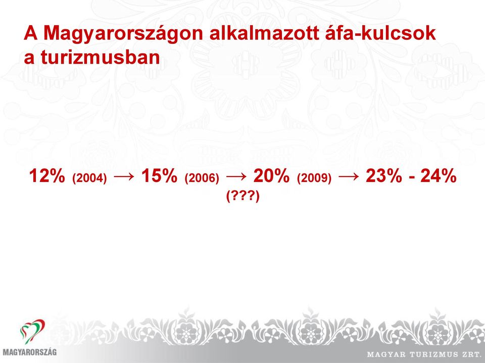 turizmusban 12% (2004)