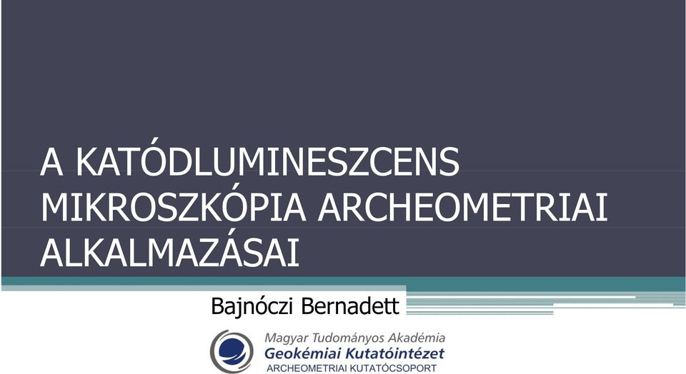 ARCHEOMETRIAI