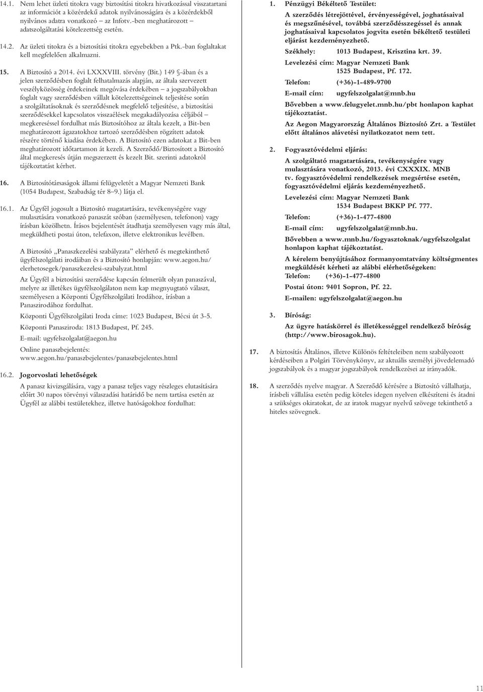 évi LXXXVIII. törvény (Bit.