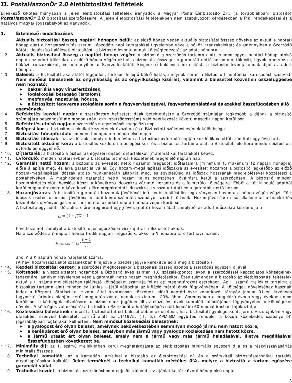 Értelmező rendelkezések 1.