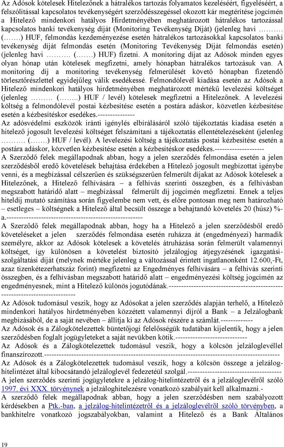 onitoring Tevékenység Díját) (j
