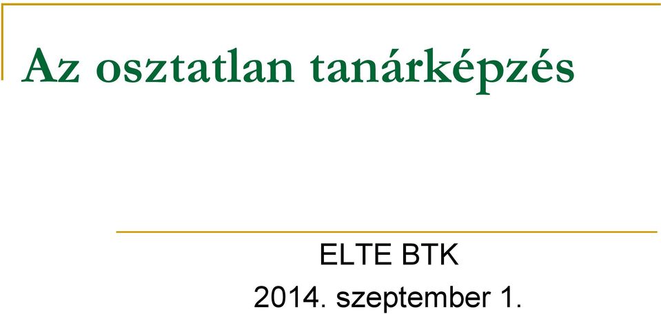 ELTE BTK 2014.