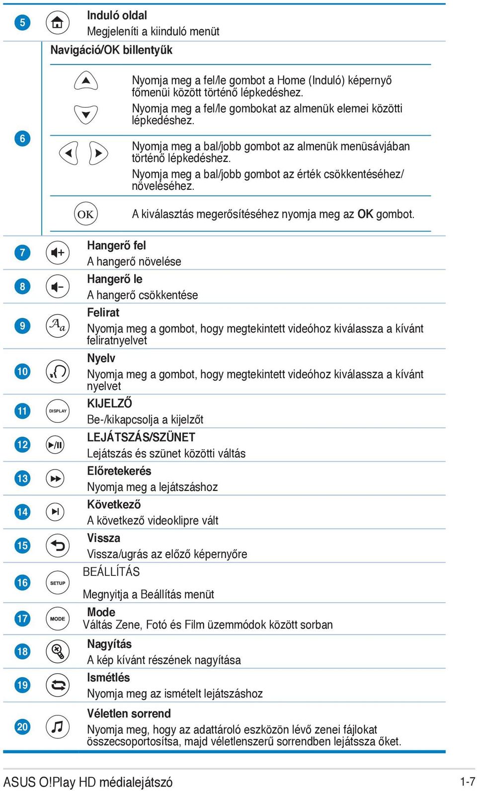 Nyomja meg a bal/jobb gombot az érték csökkentéséhez/ növeléséhez. A kiválasztás megerősítéséhez nyomja meg az OK gombot.