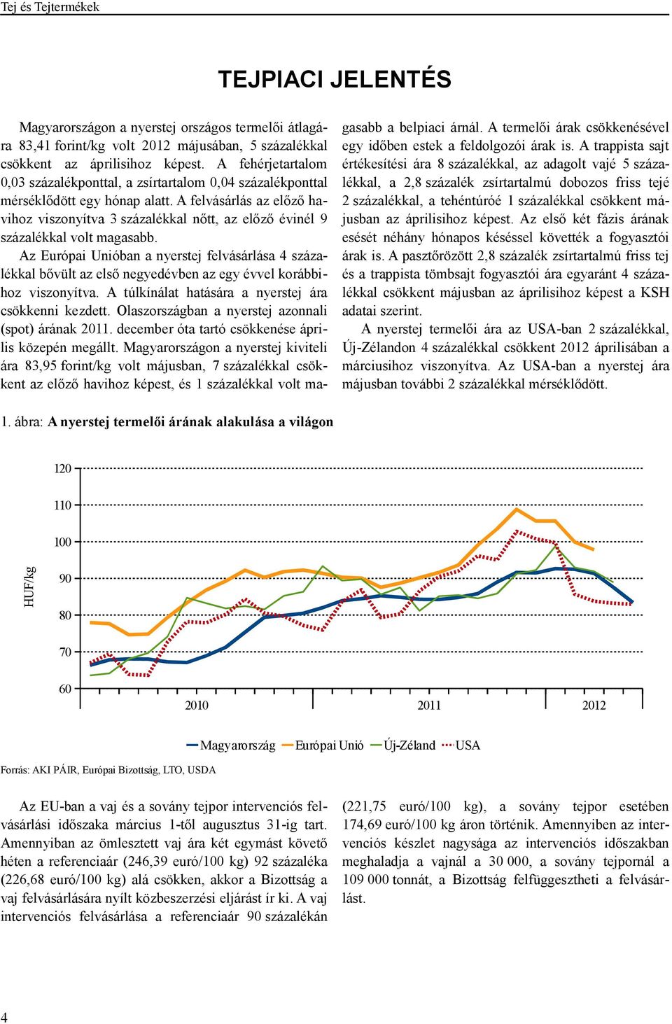 A felvásárlás az elızı havihoz viszonyítva 3 százalékkal nıtt, az elızı évinél 9 százalékkal volt magasabb.