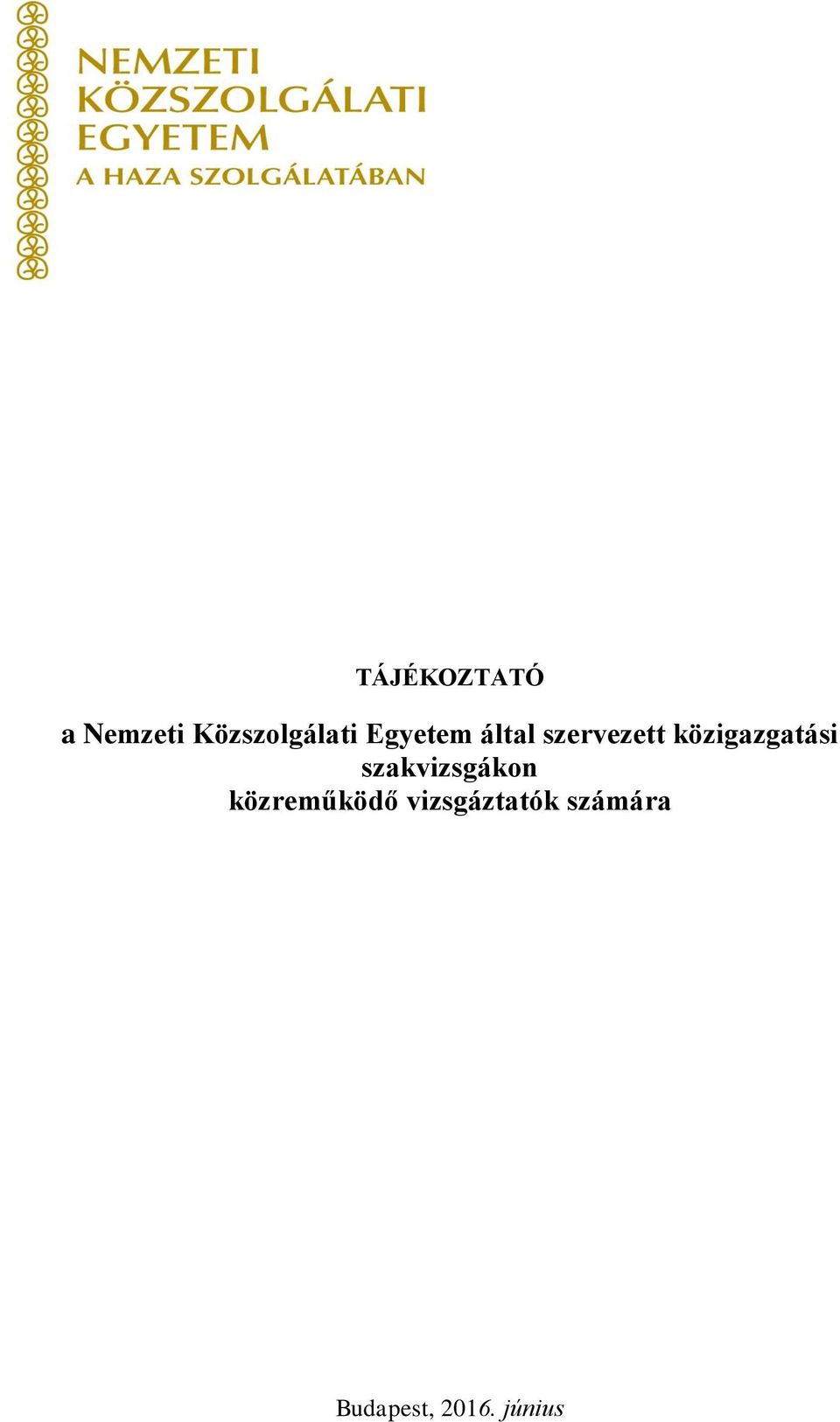 közigazgatási szakvizsgákon