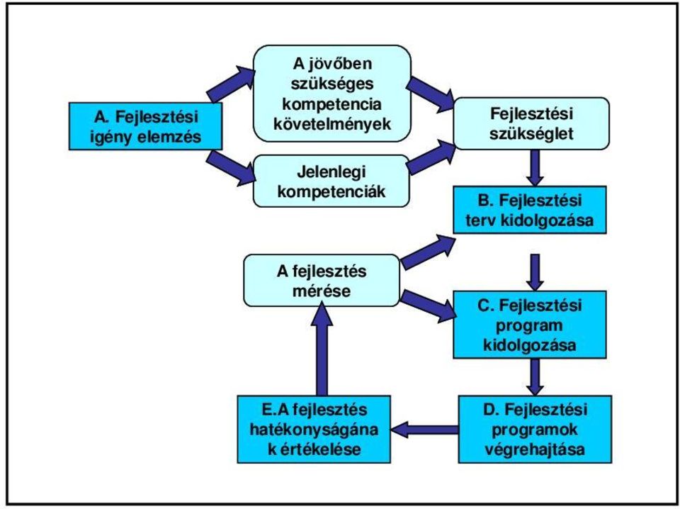 Fejlesztési program kidolgozása E.A fejlesztés hatékonyságána k értékelése D. Fejlesztési programok végrehajtása 2. Ábra: A HE fejlesztési folyamat Az interaktív bemutató csak az Interneten érhető el.