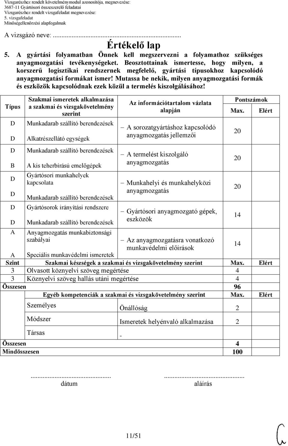 Mutassa be nekik, milyen anyagmozgatási formák és eszközök kapcsolódnak ezek közül a termelés kiszolgálásához!