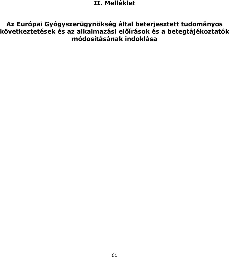 tudományos következtetések és az
