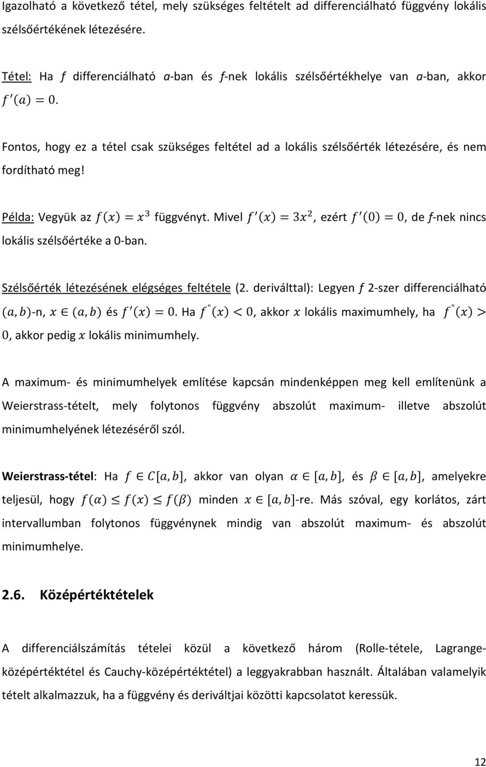 Differenciálszámítás és alkalmazásai - PDF Free Download