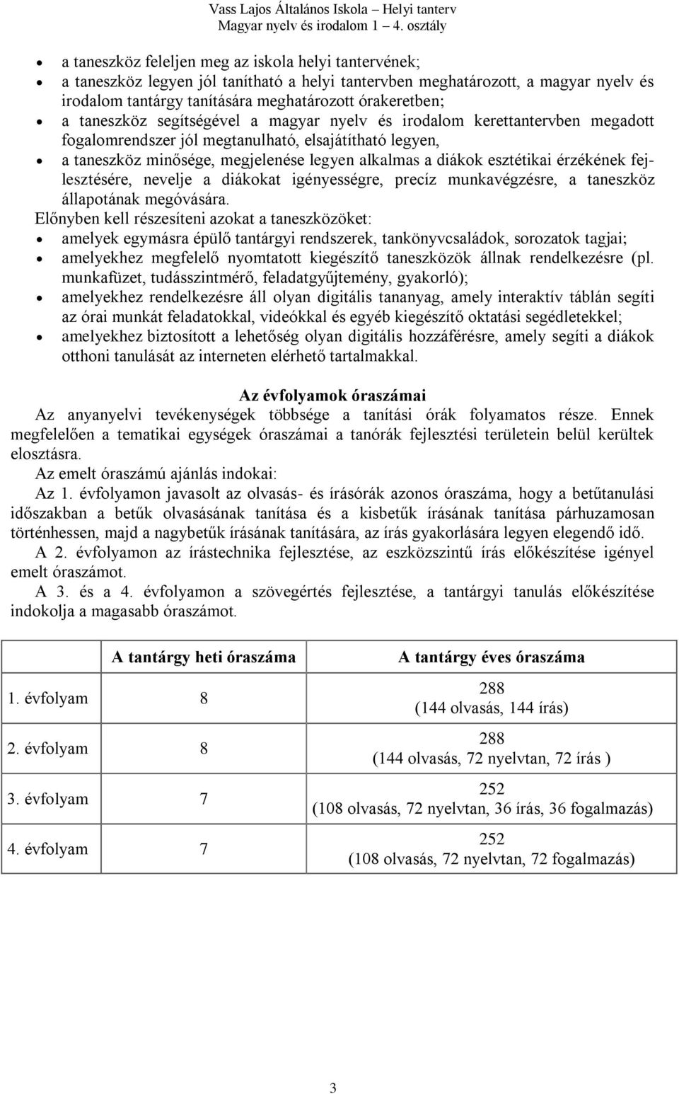 esztétikai érzékének fejlesztésére, nevelje a diákokat igényességre, precíz munkavégzésre, a taneszköz állapotának megóvására.