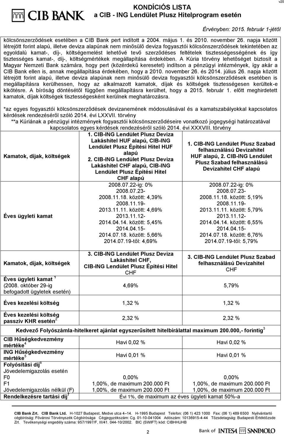 feltételek tisztességességének és így tisztességes kamat-, díj-, költségmértékek megállapítása érdekében.