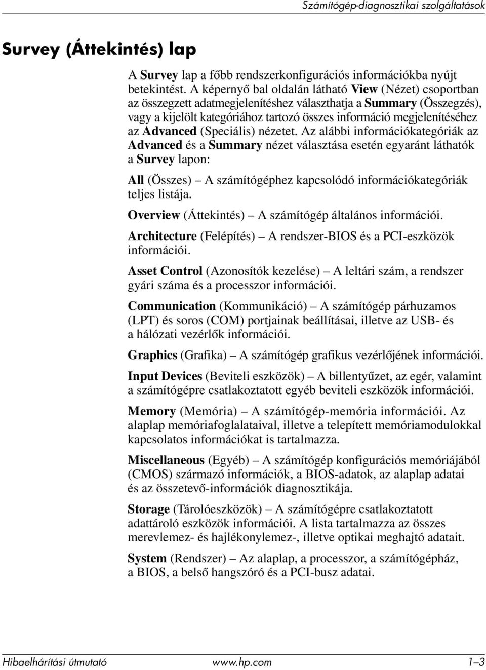 Advanced (Speciális) nézetet.