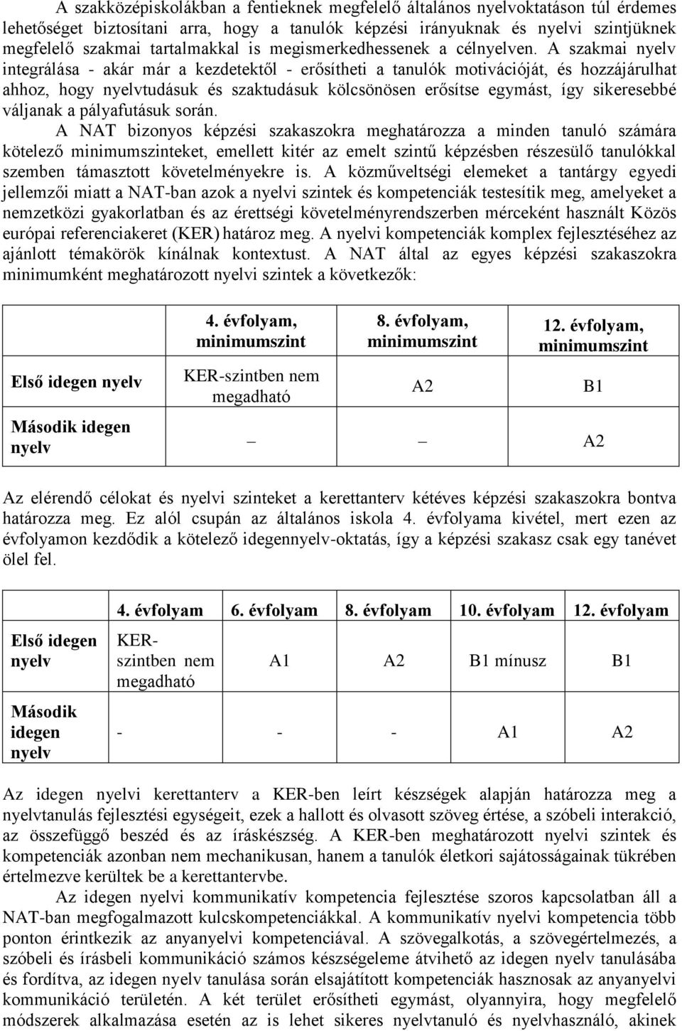 A szakmai nyelv integrálása - akár már a kezdetektől - erősítheti a tanulók motivációját, és hozzájárulhat ahhoz, hogy nyelvtudásuk és szaktudásuk kölcsönösen erősítse egymást, így sikeresebbé
