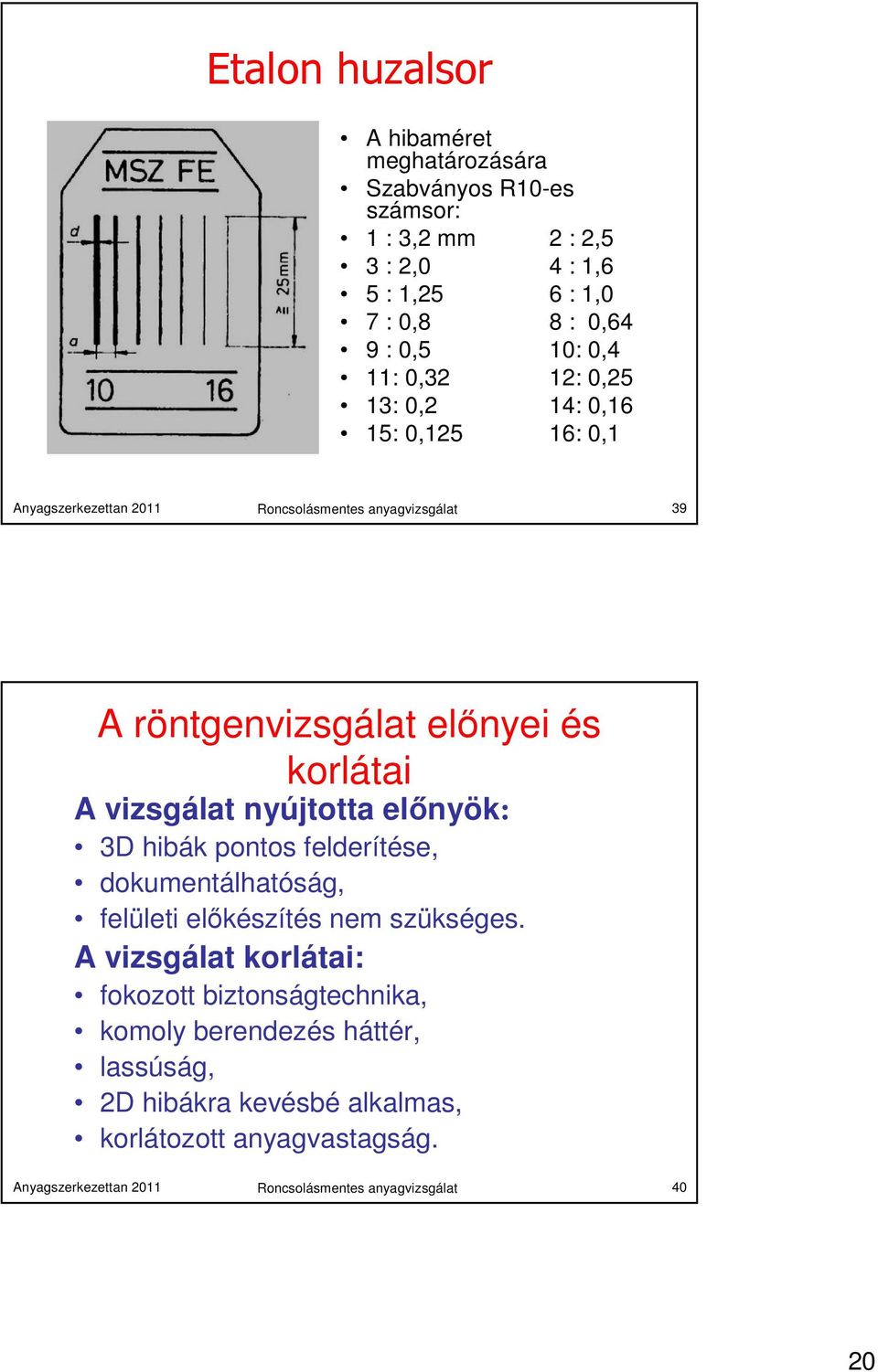 vizsgálat nyújtotta előnyök: 3D hibák pontos felderítése, dokumentálhatóság, felületi előkészítés nem szükséges.