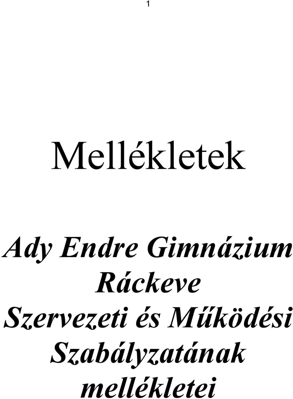 Ráckeve Szervezeti és