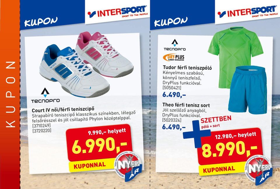 990,- Tudor férfi teniszpóló Kényelmes szabású, könnyű teniszfelső, DryPlus funkcióval. [5050421] 6.