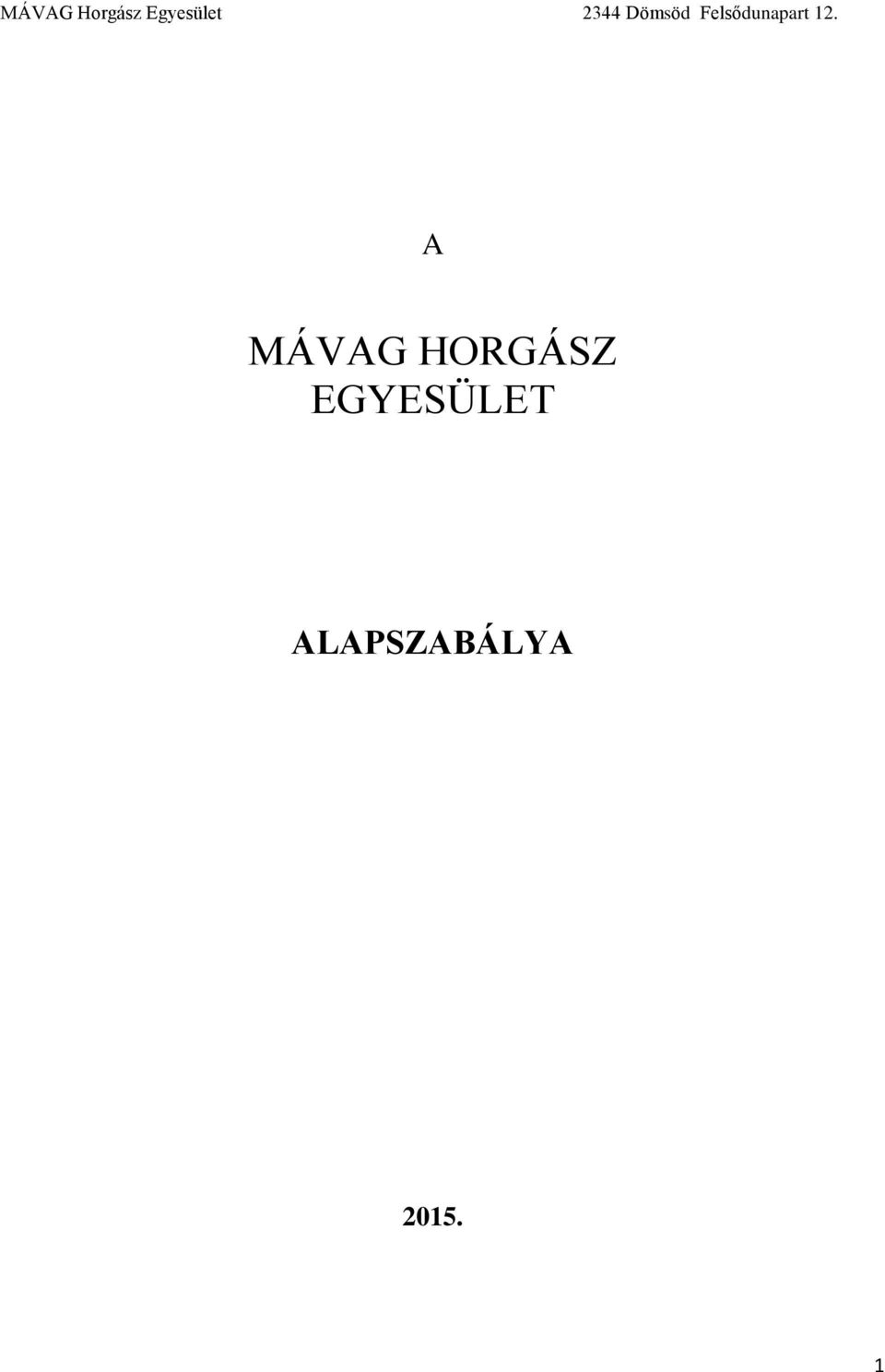 EGYESÜLET