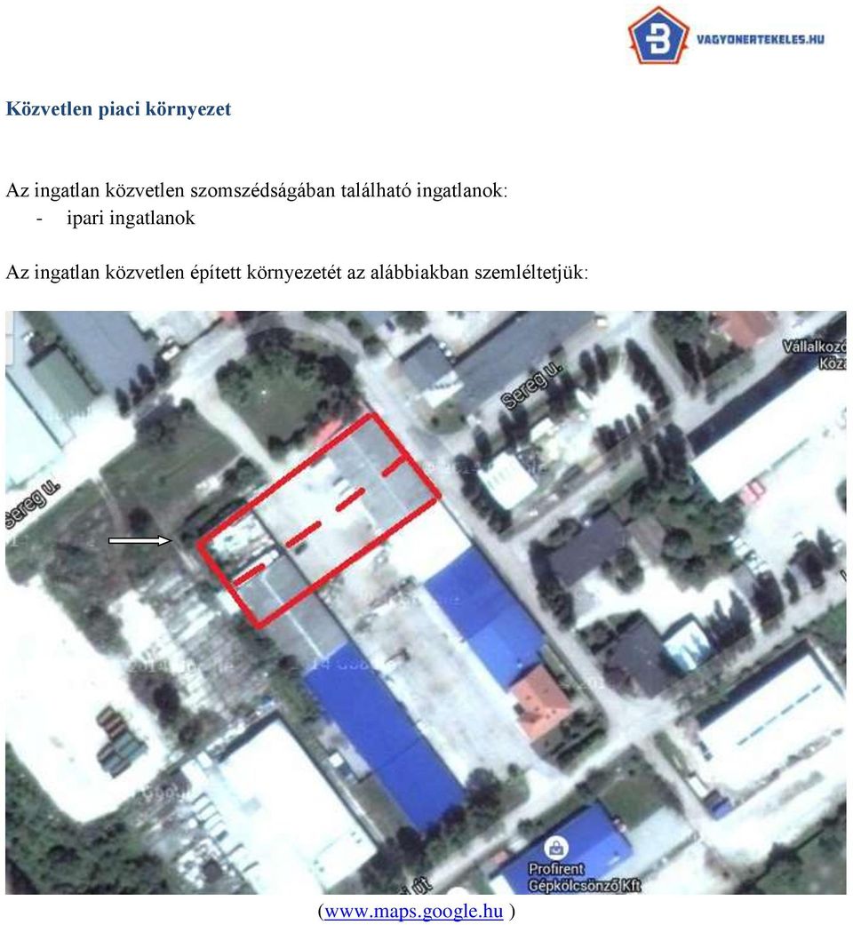 ingatlanok Az ingatlan közvetlen épített
