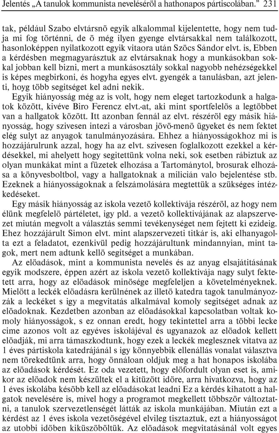 Sándor elvt.