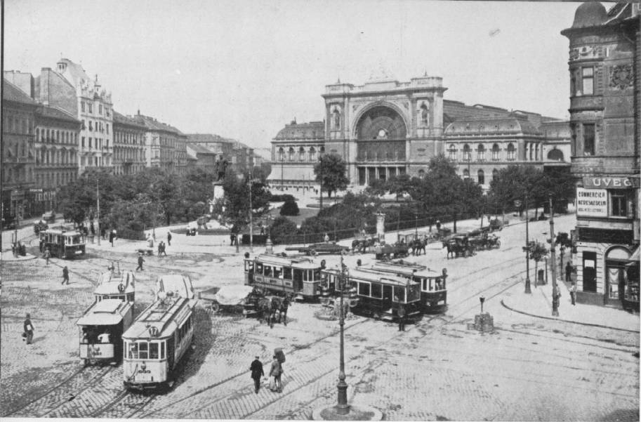 Az Erzsébet híd építése; 1903 A Baross