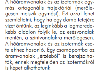 A réteghatárokon kijelölt pontokat egy-egy rétegen belül egyenesekkel összekötjük - a szakaszok meredeksége azonnal