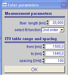 A mérés menete 1., Nyissa meg a programot. 2., A Set_parameters ablakban értelem szerűen állítsa be a mérési paramétereket 3.