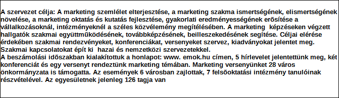 1. Szervezet azonosító adatai 1.1 Név 1.2 Székhely Irányítószám: 1 9 3 Település: Budapest Közterület neve: Fővám Közterület jellege: tér Házszám: Lépcsőház: Emelet: Ajtó: 8. 1.3 Bejegyző határozat száma: 1 6.