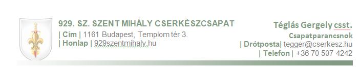 ragasztószalag, műanyag zacskók, iránytű/tájoló) HA SZÜKSÉGES: RENDSZERESEN SZEDETT GYÓGYSZEREK HASZNÁLATI UTASÍTÁSSAL! sátor (jelezd, hogy tudsz-e hozni és azt is, hogy hány személyeset!