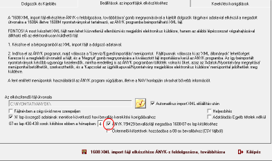 Nyomtatás / Nyomtatványok / Összevont nyomtatványok/kartonok Új nyomtatvány: Bérkarton (cég terheivel) Adatátadással kapcsolatos módosítások: 1608-M07-es lap töltése az 15M29 bevallásfájl megadásával