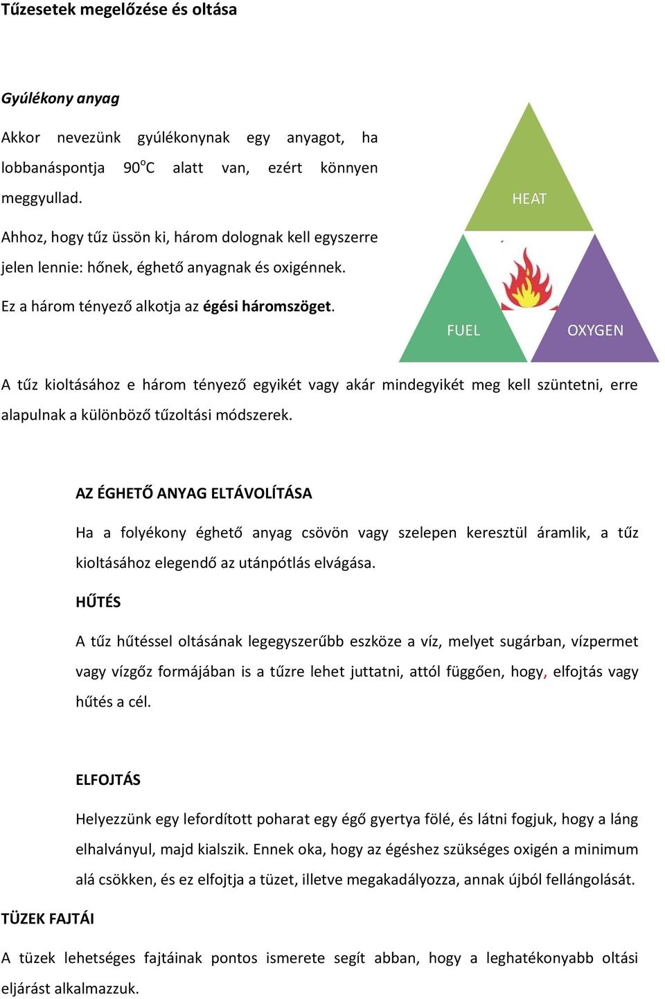 Tűzesetek megelőzése és oltása - PDF Free Download