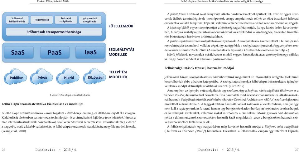 A közösségi felhők egyes csomópontjait a közösség tagjai biztosítják.