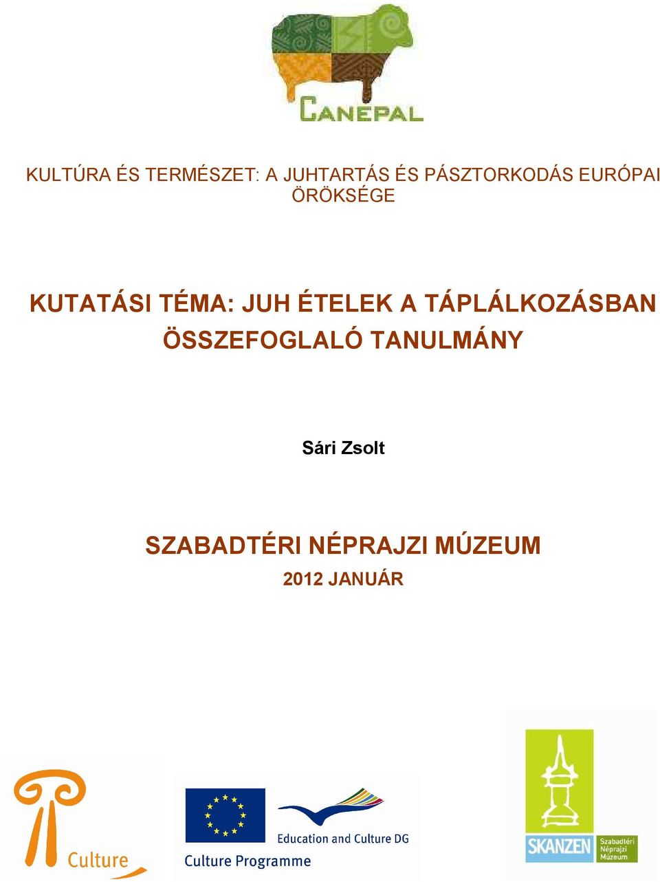 JUH ÉTELEK A TÁPLÁLKOZÁSBAN ÖSSZEFOGLALÓ