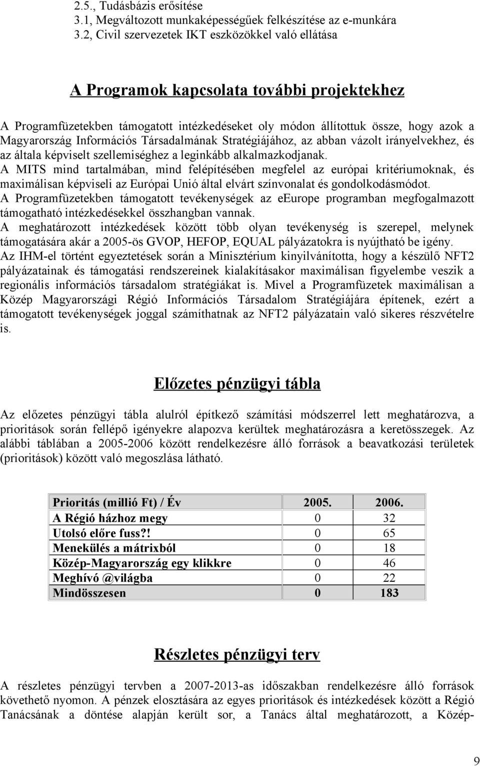 Információs Társadalmának Stratégiájához, az abban vázolt irányelvekhez, és az általa képviselt szellemiséghez a leginkább alkalmazkodjanak.