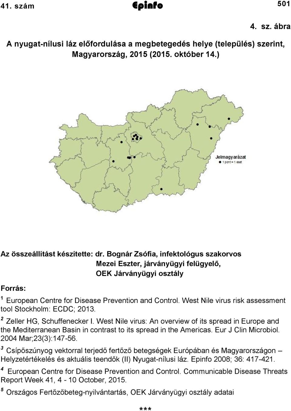 West Nile virus risk assessment tool Stockholm: ECDC; 2013. 2 Zeller HG, Schuffenecker I.