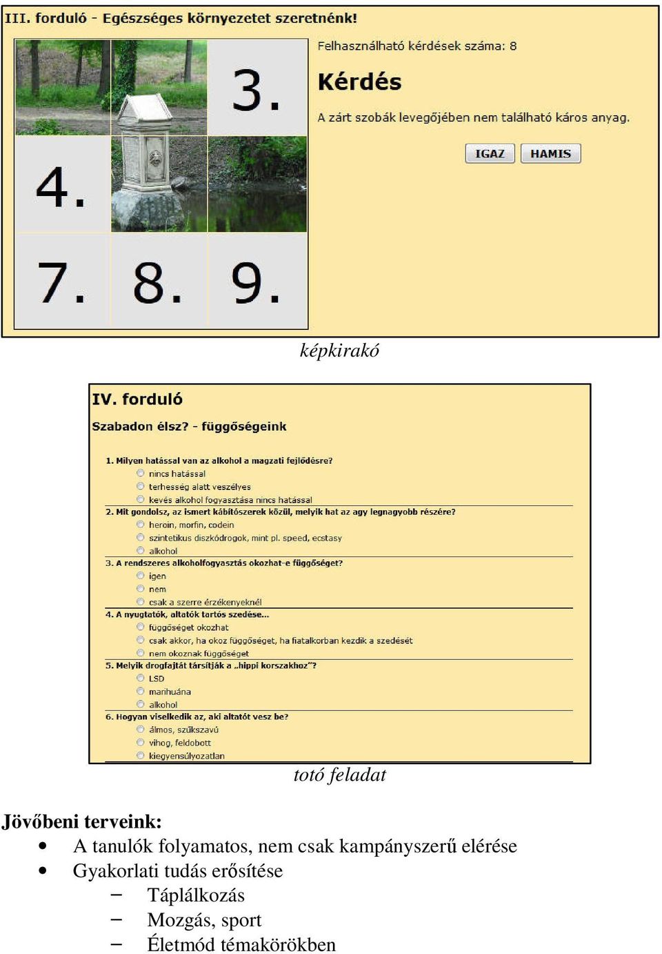 kampányszerű elérése Gyakorlati tudás