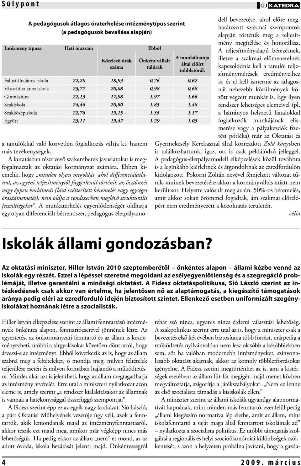 Szakközépiskola 22,76 19,15 1,35 1,17 Együtt 23,11 19,47 1,29 1,03 tehát szó nincs, ugyanis nincs érdemi választási lehetőség.