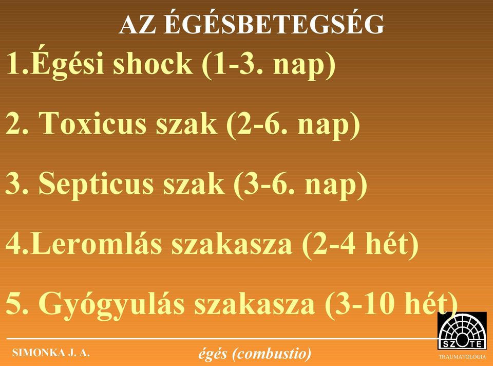 Septicus szak (3-6. nap) 4.