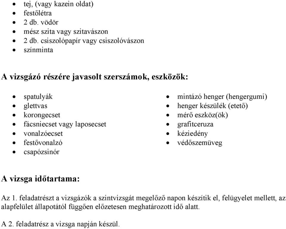 laposecset vonalzóecset festővonalzó csapózsinór mintázó henger (hengergumi) henger készülék (etető) mérő eszköz(ök) grafitceruza kéziedény