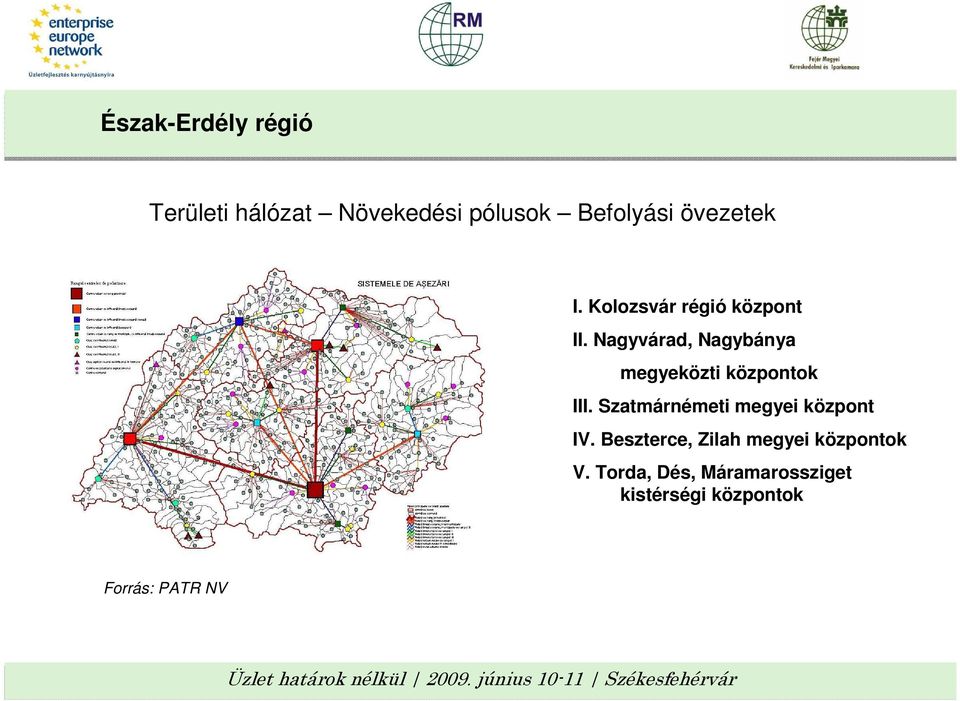 Nagyvárad, Nagybánya megyeközti központok III.