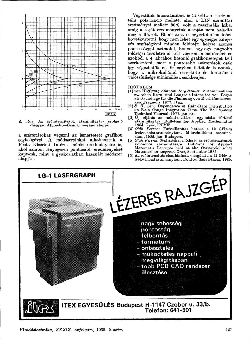 kell végezni, a méréseket és azokból a 4. ábrához hasonló grafikonsereget kell szerkeszteni, mert a pontosabb számítások csak így végezhetők el.