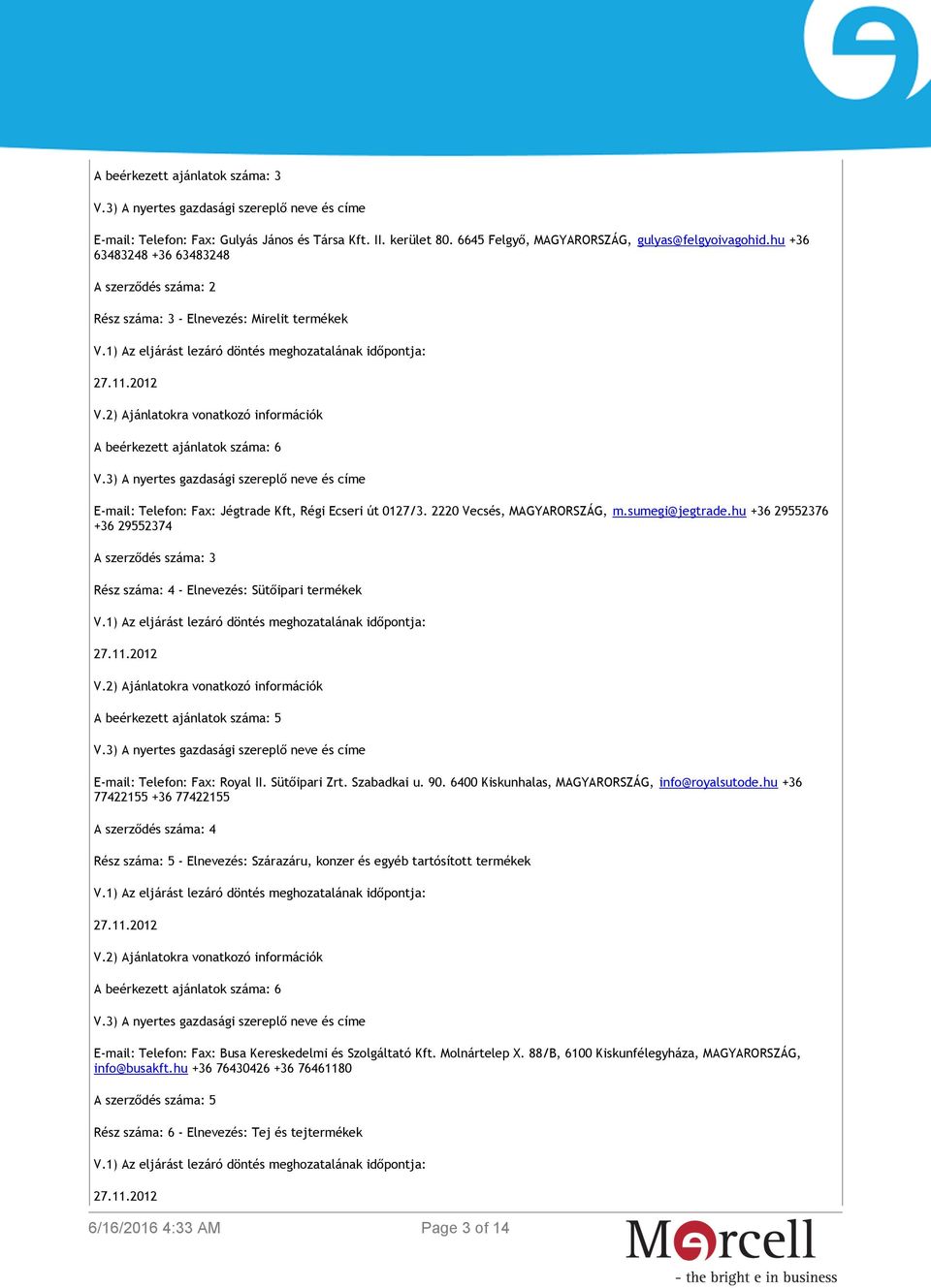 2220 Vecsés, MAGYARORSZÁG, m.sumegi@jegtrade.