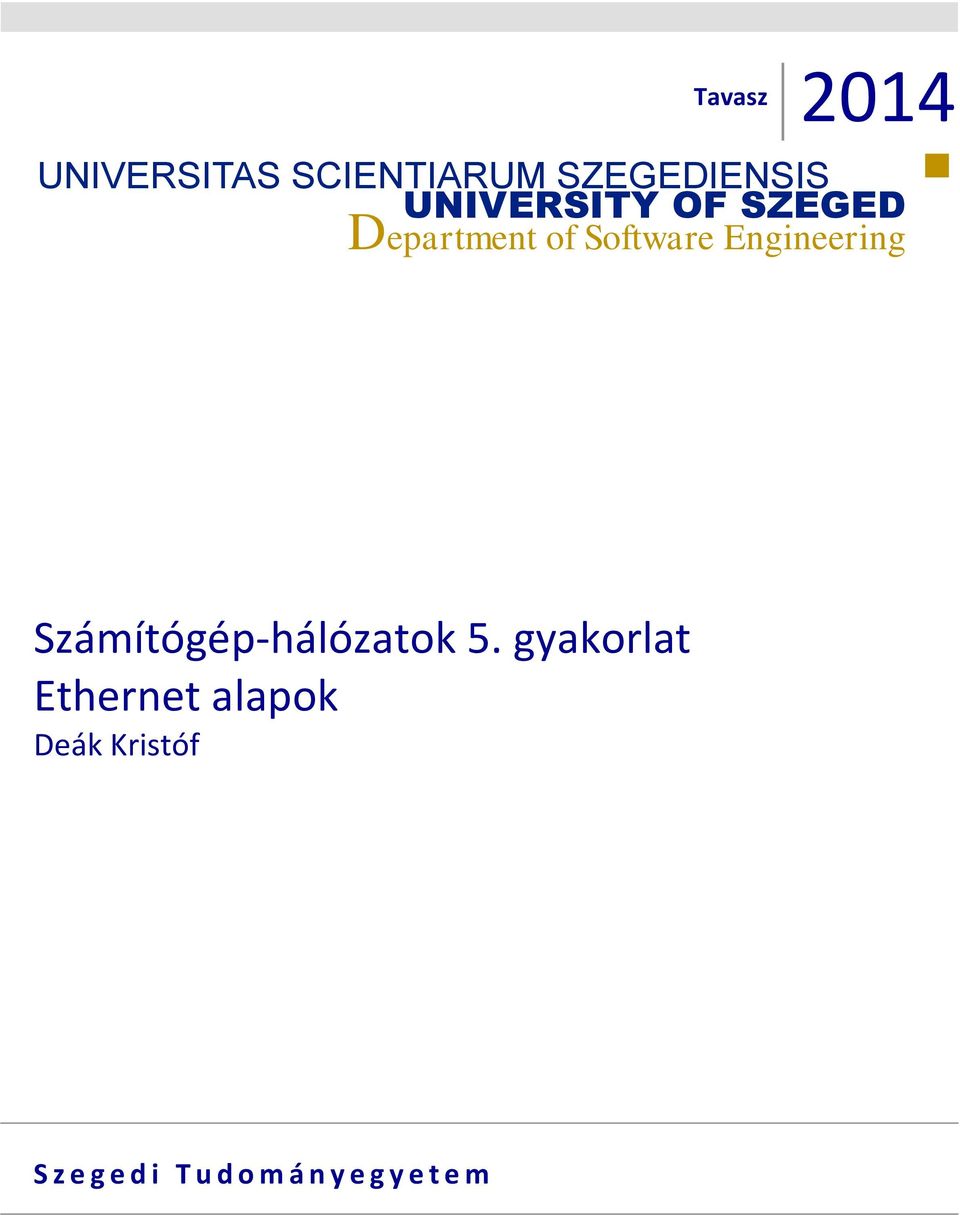 Engineering Számítógép-hálózatok 5.