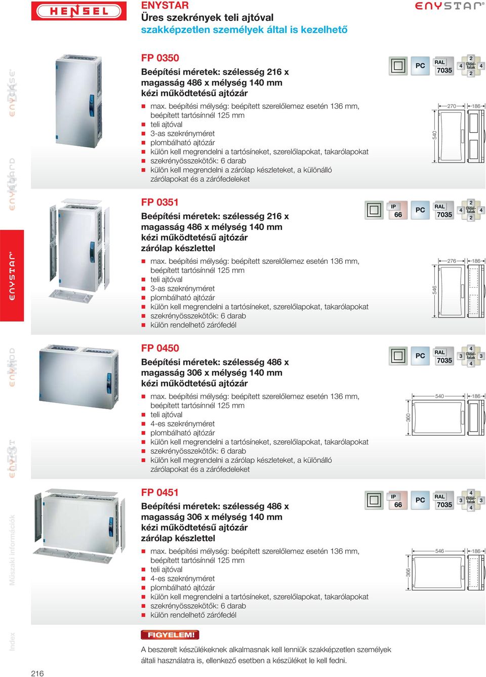 szekrényösszekötők: 6 darab FP 05 Beépítési méretek: szélesség 6 x magasság 86 x mélység 0 mm kézi működtetésű ajtózár max.