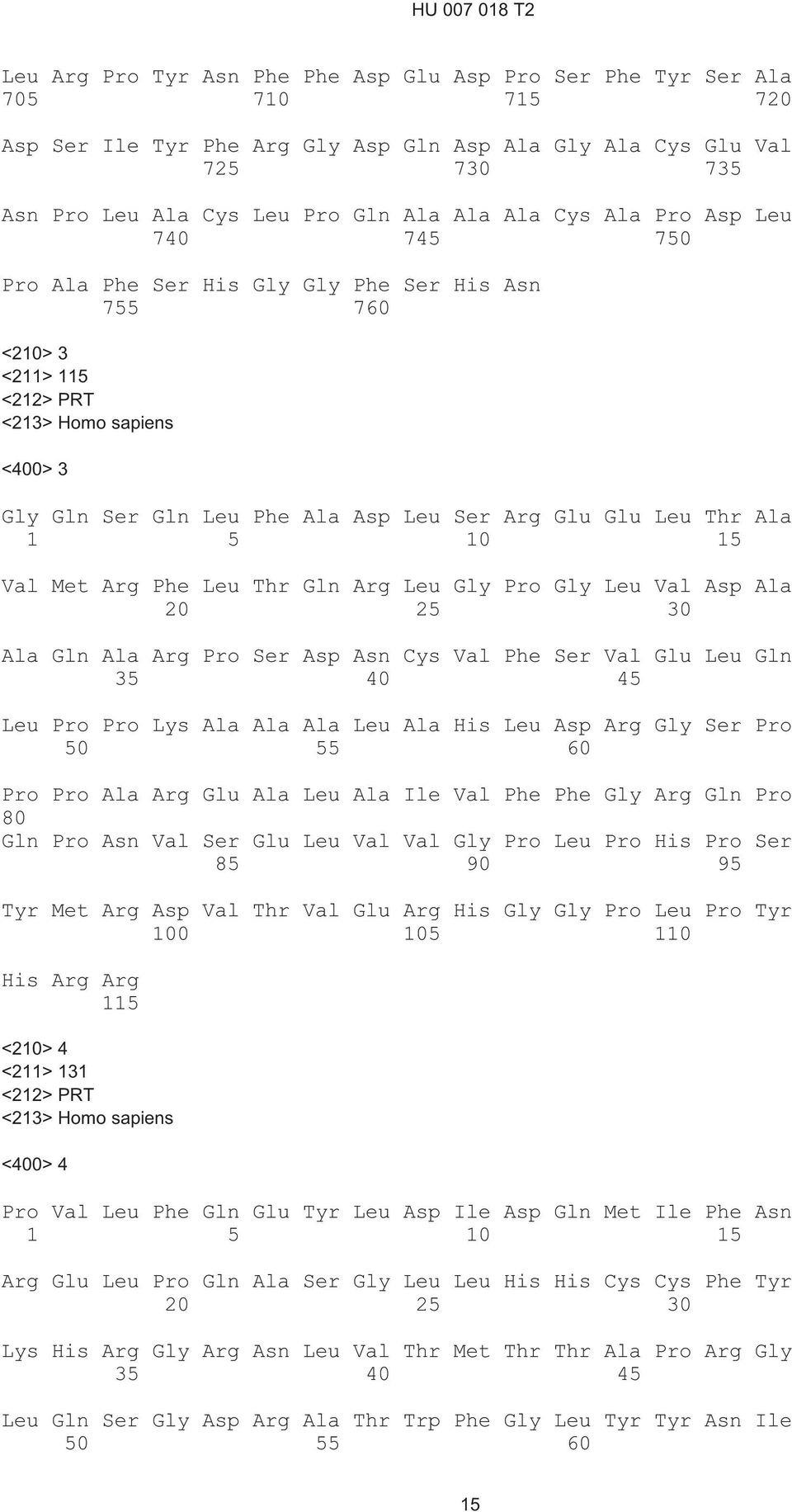 Glu Leu Thr Ala 1 5 10 Val Met Arg Phe Leu Thr Gln Arg Leu Gly Pro Gly Leu Val Asp Ala 25 30 Ala Gln Ala Arg Pro Ser Asp Asn Cys Val Phe Ser Val Glu Leu Gln 35 40 45 Leu Pro Pro Lys Ala Ala Ala Leu