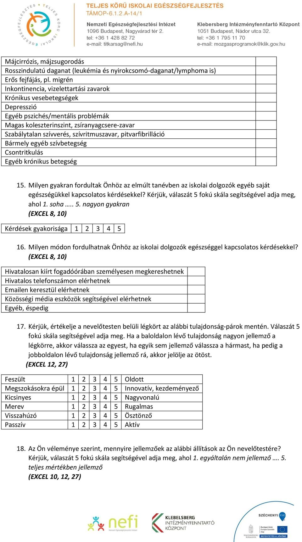 pitvarfibrilláció Bármely egyéb szívbetegség Csontritkulás Egyéb krónikus betegség 15.