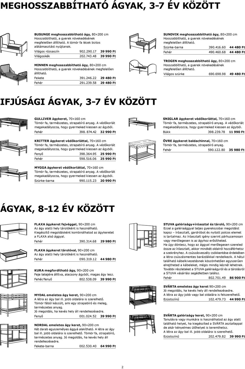 VÁSÁRLÁSI SEGÉDLET Gyerekágyak - PDF Ingyenes letöltés