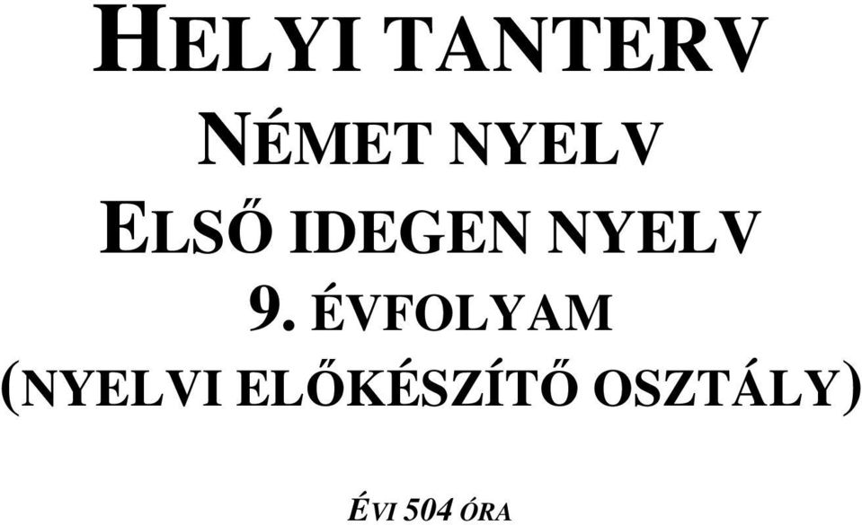 9. ÉVFOLYAM (NYELVI