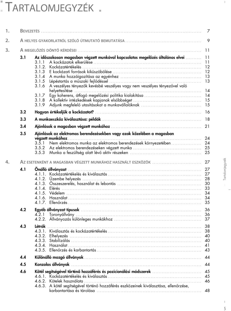 ................................................................... 11 3.1.2. Kockázatértékelés........................................................................... 12 3.1.3 E kockázati források kiküszöbölése.