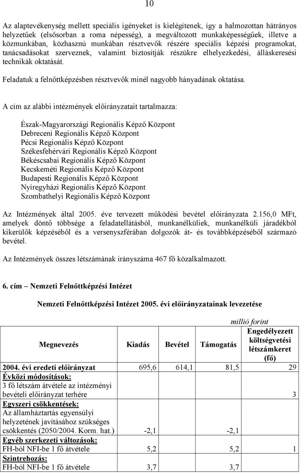 Feladatuk a felnőttképzésben résztvevők minél nagyobb hányadának oktatása.