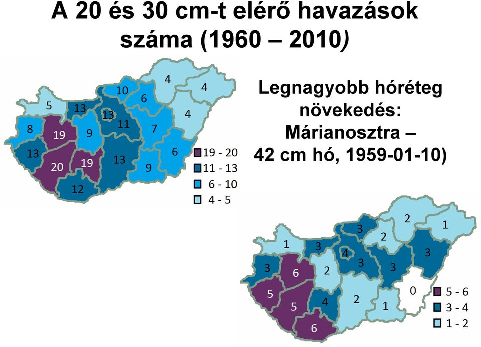 hóréteg növekedés: Márianosztra